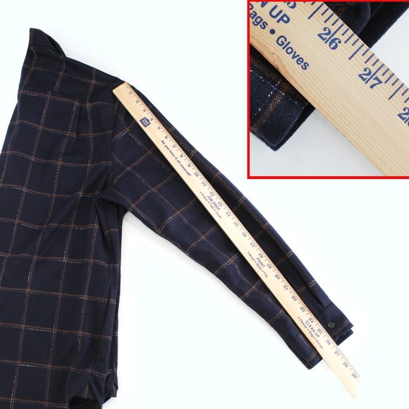 Vince Wool Blend Crosshatch Windowpane Classic Fit Button Down Shirt Jacket XL - Picture 13 of 16